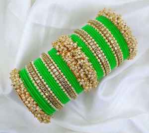 2025 Luxury Multicolor Vintage Wedding Bridal Bangles Churiya <b>Set</b> Third Party Certified Fashion <b>Bracelets</b> for Weddings - Product Image 2