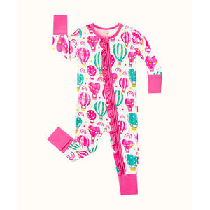 Chaussons décontractés en bambou pour bébés filles avec fermeture éclair bidirectionnelle, technique de tricot - Product Image 4