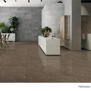 GrandX - Baldosa de Porcelana Brillante de 600x1200, Formato Grande, Superficie Pulida Premium, para Paredes y Pisos, Diseño Interior y Exterior Moderno Plus - Product Image 1