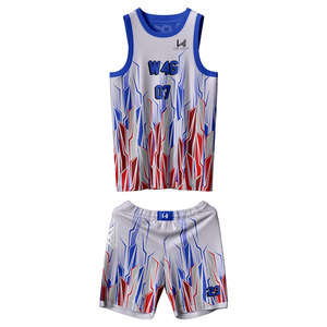Ventes en gros d'usine, maillots de basket-ball réversibles sur mesure, grande taille, séchage rapide, nouveau style, 100% polyester, antibactérien - Product Image 5