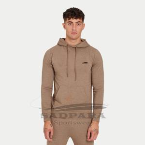 Sudadera con capucha de gimnasio para hombre sostenible de peso pesado Sudadera con capucha personalizada bordada cómoda Sudaderas con capucha de entrenamiento sólidas a granel - Product Image 4