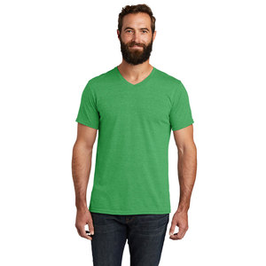 Nueva Camiseta de Jersey Antiencogimiento 100% Algodón, Camisetas con Cuello en V Transpirables - Product Image 4