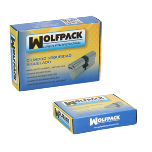 กระบอกนิรภัย Wolfpack 30x40 มม. กุญแจยาวชุบนิกเกิลพร้อม 5 ดอก - Product Image 4
