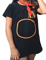 T-shirt décontracté pour femme, coupe ajustée, 100 % coton, imprimé animalier, col rond, en gros, prix de gros, fournisseurs BD