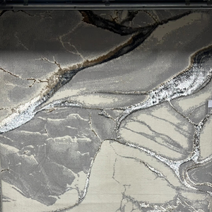 Alfombras Turcas Modernas de Polipropileno Tejidas a Máquina, Alfombras de Yute de Alta Calidad Resistentes a las Manchas, de Pelo Alto, Abstractas, para Dormitorio y Hogar - Product Image 2