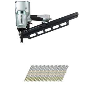 Cloueur pneumatique en aluminium de 3 pouces avec 4 000 clous en bande plastique lisses et brillants, personnalisable OEM - Product Image 1