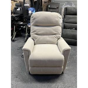 Sillón Reclinable Eléctrico Moderno Duke de un Solo Motor, Tapicería de Tela Crema/Beige, Fácil de Levantar y Reclinable, Función de Masaje Extensible - Product Image 2