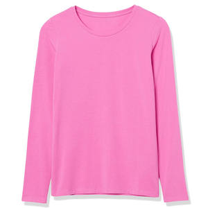 Camiseta de mujer de tendencia superior, Camiseta cómoda transpirable ajustada, ligera, superventas, camiseta de mujer a precio al por mayor - Product Image 3