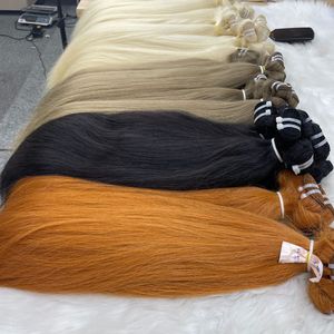 Extensiones de Cabello Humano Virgen Remy Chino, Onda Natural, Doble Trama, 100g, Origen Vietnam, Todos los Colores Disponibles - Product Image 1