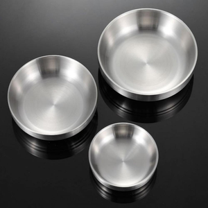 Tazones de Doble Pared de Alta Gama Hechos con Acero Inoxidable de Grado Alimenticio Ecológico para Uso en Hoteles, Restaurantes y Hogares, Seguros y Duraderos - Product Image 6