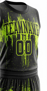 ชุดยูนิฟอร์มบาสเก็ตบอลแบบไม่มีแขนสั่งทำพิเศษ พิมพ์ลายแบบ Sublimation Transfer ผ้าโพลีเอสเตอร์ 100% เสื้อ กางเกงขาสั้น ชุดกีฬาทีมเยาวชน - Product Image 4