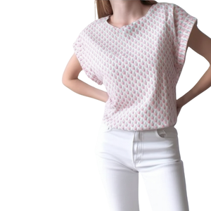 Camisa de moda OEM de Vietnam para mujer, tela sostenible, ajuste personalizado, lavable, aspecto elegante, envío rápido, ropa de mujer - Product Image 1