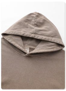 Sweats à capuche zippés personnalisés poids lourd surdimensionné 100% coton vintage délavés à l'acide pour hommes - Product Image 2