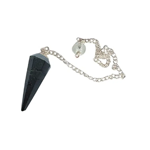 Pendule en hématite de haute qualité cristal naturel pierre précieuse cône à facettes pendule de radiesthésie pour pendules de guérison Reiki à vendre - Product Image 6
