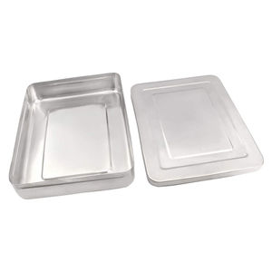 Bandeja de Esterilización Médica de 41x30x7 cm, Caja de Acero Inoxidable para Instrumental, Bandeja Manual para Técnicos de Hospital - Product Image 2