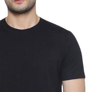 T-shirt pour homme en coton 100% respirant et à séchage rapide, couleur unie, décontracté et sportif, avec service de conception personnalisée OEM - Product Image 5