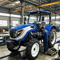 Tracteur économique de 50 CV et équipement complet pour l'agriculture en Afrique et en Amérique du Sud