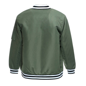 2025 nouveau personnalisable hommes de haute qualité respirant haute rue Bomber vestes col montant vêtements d'hiver fermeture éclair bon prix - Product Image 2