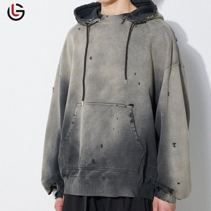เสื้อฮู้ดดี้ทรงปกติ ผ้าฟลีซคอตตอน 100% ล้างสีแบบ Acid Wash  มีกระเป๋า สำหรับผู้ชาย คุณภาพพรีเมียม ใส่สบาย ระบายอากาศได้ดี เหมาะสำหรับฤดูหนาว - Product Image 3