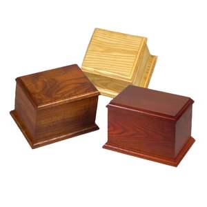 Urna de cremación hecha a mano con diseño de palisandro 'Wings Life', urna conmemorativa de madera para cenizas, jarrón de pared para recuerdo funerario - Product Image 1