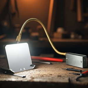 Magnetic Welding Mirror with Flexible Positioning Device W70xH1xL80mm - Product Image 3