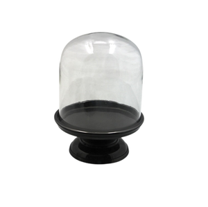 Stylish Aluminum and Glass Fancy Design Cake Stand Nickel Finishing Tabletop Handmade Home Decoration Handmade - Product Image 2