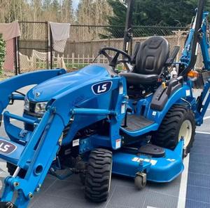 TOUT NEUF - Tracteur tondeuse industriel LS-MT1.25 pour bricolage avec chargeur frontal et pelle arrière - Garantie d'usine OEM de 3 ans et service après-vente - Product Image 1