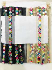 เครื่องปักริบบิ้นและผ้าลูกไม้,4สีสำหรับชุดแต่งงานงานลูกปัดตามสั่ง - Product Image 4