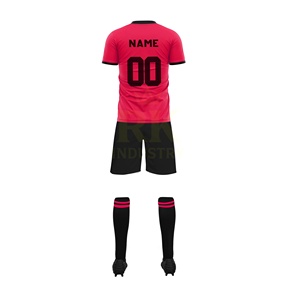 Uniformes de Fútbol Unisex Personalizados, Ropa Deportiva de Entrenamiento Económica, Camisetas con Corte Automatizado, Conjunto de Jersey, Ropa Deportiva para Adultos, 100% Poliéster - Product Image 4