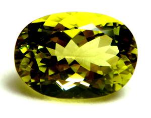 หินเลมอนควอตซ์ธรรมชาติทรงรีเจียระไนแบบหลวมที่ผ่านการรับรองสำหรับการทำเครื่องประดับ - Product Image 1