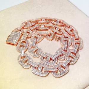 Joyería de cadena de moda para hombres, acero inoxidable chapado en oro para uso diario - Product Image 4