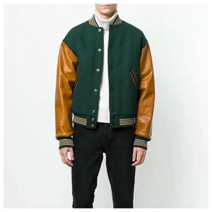 Chaqueta Universitaria Personalizada de Alta Calidad, Estilo Urbano, Holgada, al por Mayor, para Hombre, Chaqueta de Béisbol, Chaqueta de Invierno para Hombre - Product Image 3