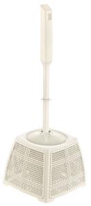 Juego de Soporte para Escobilla de Baño de Plástico Duradero, Estilo Tejido, con Protector Contra Salpicaduras, Impermeable, Ecológico, Sin Electricidad - Product Image 5