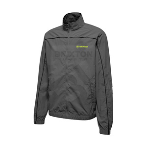 Veste coupe-vent personnalisée pour hommes, imperméable et légère, manteau d'hiver décontracté à fermeture éclair, col montant, usine OEM/ODM de vêtements d'extérieur - Product Image 3