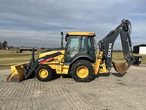 Nouveau John Deer 410L chargeuse-pelleteuse sur pneus machines de construction d'origine approuvé CE 6-9 tonnes John Deer 410D - Product Image 2