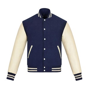 Chaqueta Deportiva Estilo Universitario con Capucha para Hombre, 100% Lana, Transpirable, Tela de Lona Premium, Cómoda para Uso Diario - Product Image 1