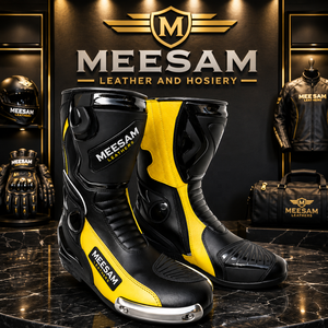 Nouvelles Chaussures de Course Moto 2027 en Cuir Confortables et Respirantes avec Doublure en Maille Grande Taille Bottes Ventilées en Promotion - Product Image 2