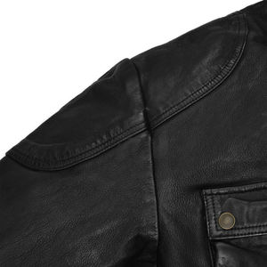 Veste en cuir pour homme, mode, prix bas, veste en cuir épaisse, veste d'hiver, vêtements d'automne et d'hiver, vestes en cuir - Product Image 5