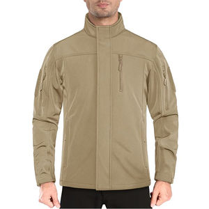 Veste imperméable respirante unisexe Bomber à coque rigide Veste de pluie Hiver Automne Printemps Coupe-vent Fermeture éclair Coupe-vent Vestes pour hommes - Product Image 5