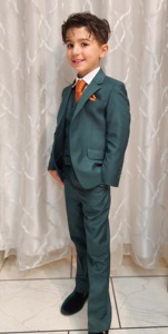 Traje de 3 Piezas de Lana para Hombre, Corte Entallado, Color Personalizado, para Bodas y Eventos Formales - Product Image 2