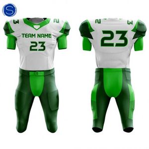 ชุดเครื่องแบบอเมริกันฟุตบอลเดนเวอร์ชุดธงชาติระบายอากาศได้ดีชุดเสื้อพิมพ์ลายธงชาติอเมริกันฟุตบอลออกแบบได้ตามต้องการ - Product Image 3