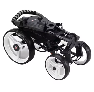 Carrito de Empuje Plegable de Aluminio de Alta Calidad con 4 Ruedas, Color Negro, Regalos y Artículos de Galería, Listo para Enviar - Product Image 2