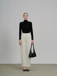 Julia High Fashion Baggy Pants Pantalons élégants pour femmes avec des chiffons respirants de style minimaliste pour l'hiver Service ODM disponible - Product Image 2