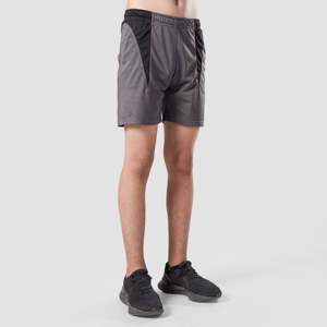 Pantalones Cortos Deportivos 2 en 1 Youth Active Flow, 100% Poliéster, XXS-5XL, Logos Bordados, Patrón Tejido en 3D, Color Gris - Product Image 5