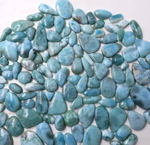 2024 Offre Spéciale de haute qualité Quartz naturel Larimar Cabochon meilleure qualité pierre précieuse de guérison en vrac à vendre - Product Image 2