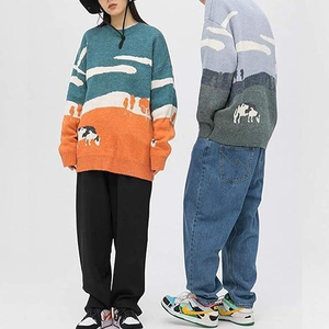 Nouveau pull tricoté en acrylique à la mode pour hommes et unisexe meilleur tricot de conception décontracté tricot hiver 100% pull en coton - Product Image 3