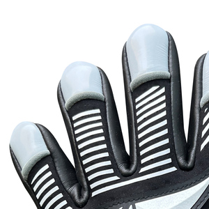 Nouveaux gants de gardien de but professionnels pour adultes en latex allemand, antidérapants, légers, respirants, hybrides, avec fermeture à boucle et crochet pour les doigts, en caoutchouc 3D - Product Image 4