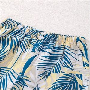 Tenue de sport d'été personnalisée pour homme, style streetwear, imprimé numérique, polyester/coton, ensemble deux pièces, t-shirt couleur unie - Product Image 4