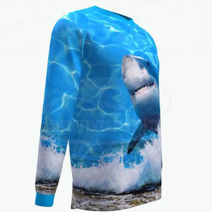 Haute qualité 100% Polyester Sublimation maillot de pêche respirant hommes Sublimation maillot de pêche - Product Image 5