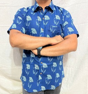 Hecho a mano verano algodón Kurti hombres Casual manga corta Slim Fit camisa diseño étnico tradicional gran regalo inspirado en ella último - Product Image 2